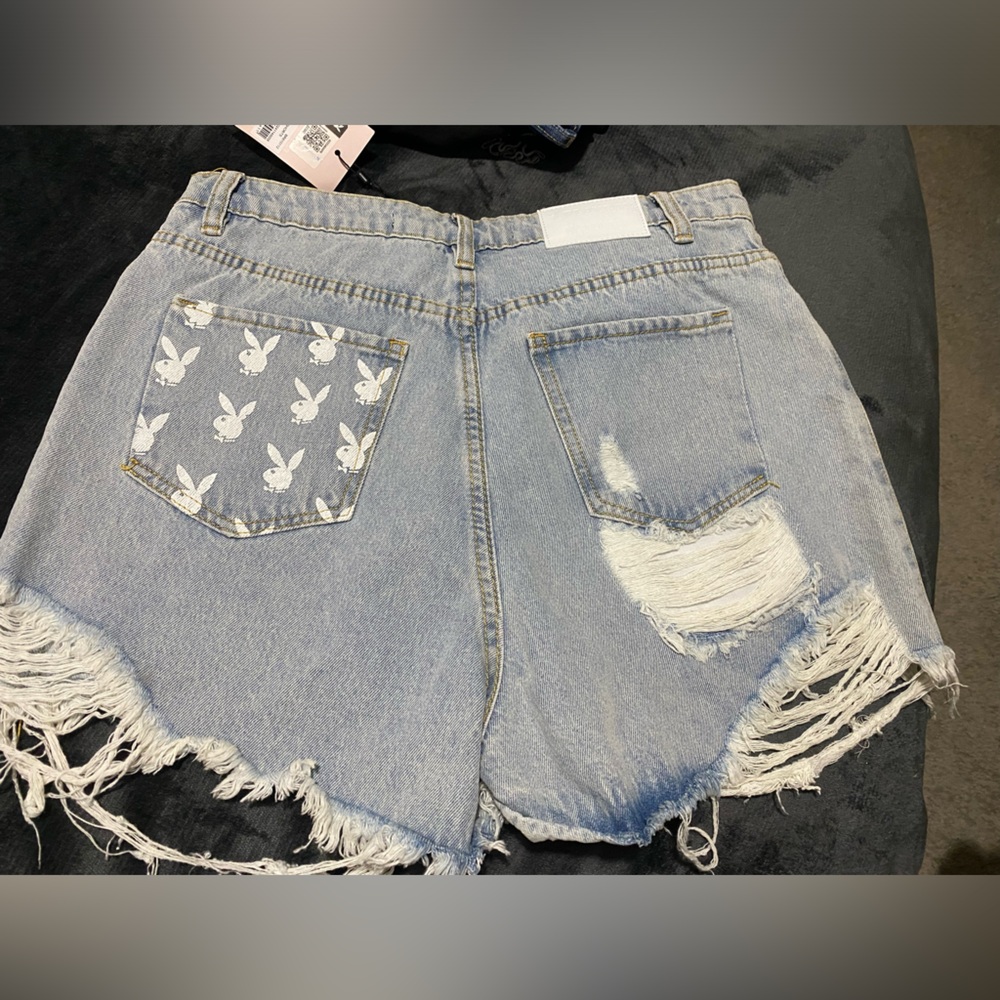 Playboy Missguided jeans shorts. NWT!! Size 8!!